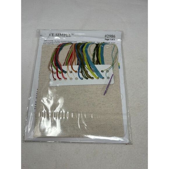 Counted Cross Stitch Kit Design Works Live Simply, Love, Laugh #DW2986 - Picture 4 of 4